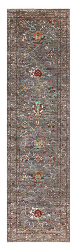 Tappeto Ziegler Decorativo floreale, fatto a mano 314x85cm