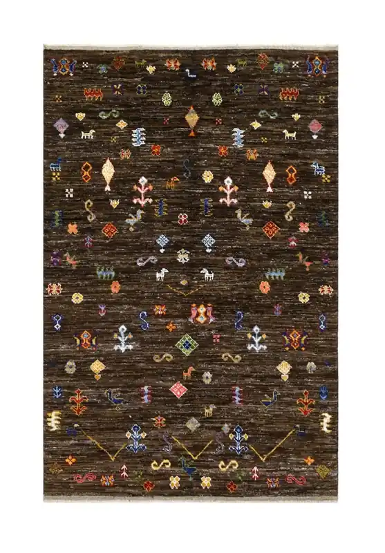 Tappeto stile berbero tribale, fatto a mano 255x170cm