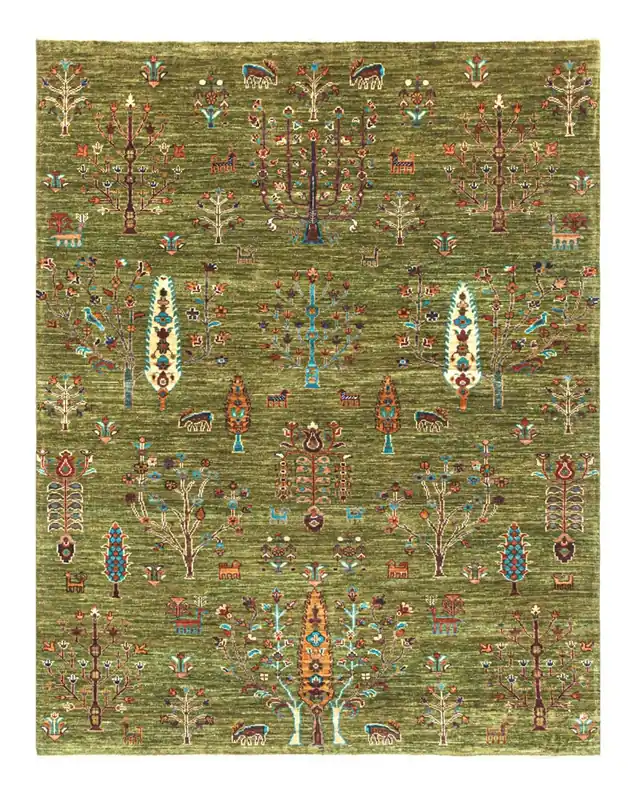 Tappeto Ziegler Decorativo floreale, fatto a mano 198x153cm