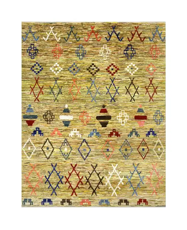 Tappeto stile berbero tribale, fatto a mano 299x236cm