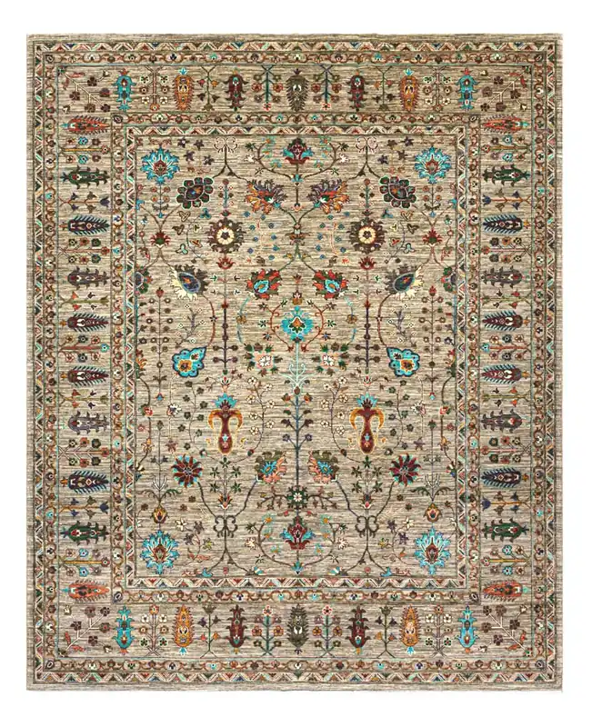 Tappeto Ziegler Decorativo floreale, fatto a mano 304x253cm