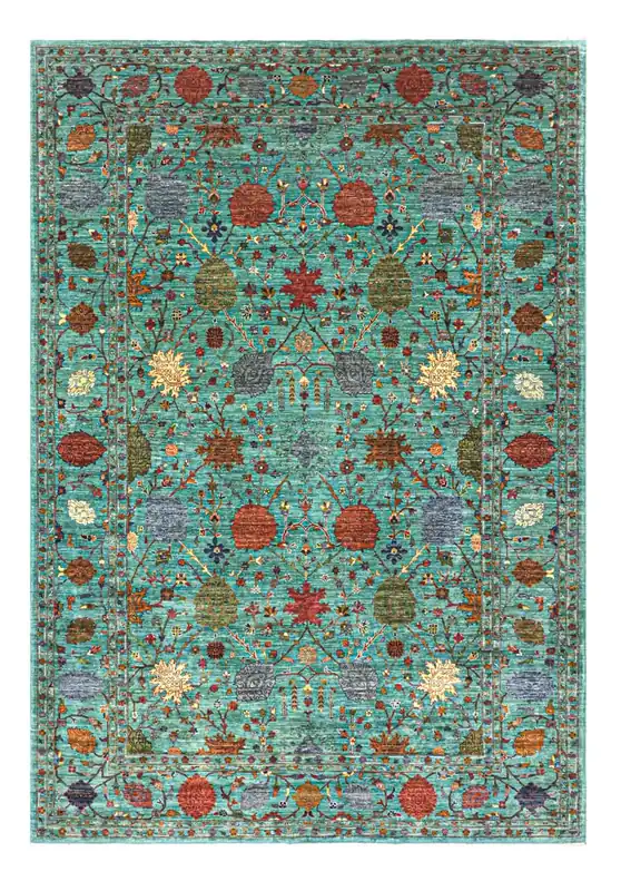 Tappeto Ziegler Decorativo floreale, fatto a mano 355x247cm