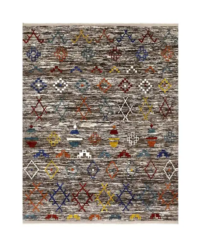 Tappeto stile berbero tribale, fatto a mano 298x238cm