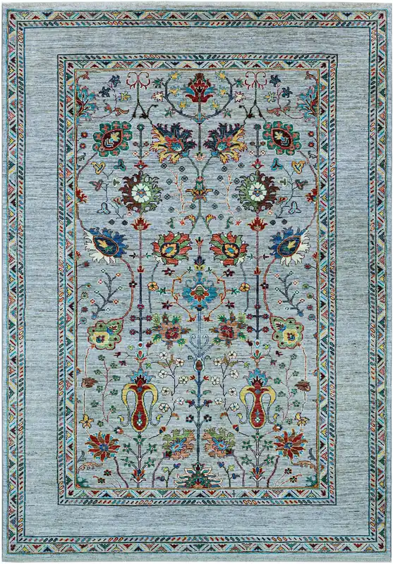 Tappeto Ziegler Decorativo floreale, fatto a mano 255x173cm