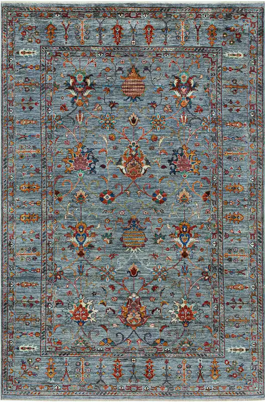 Tappeto Ziegler Decorativo floreale, fatto a mano 255x174cm