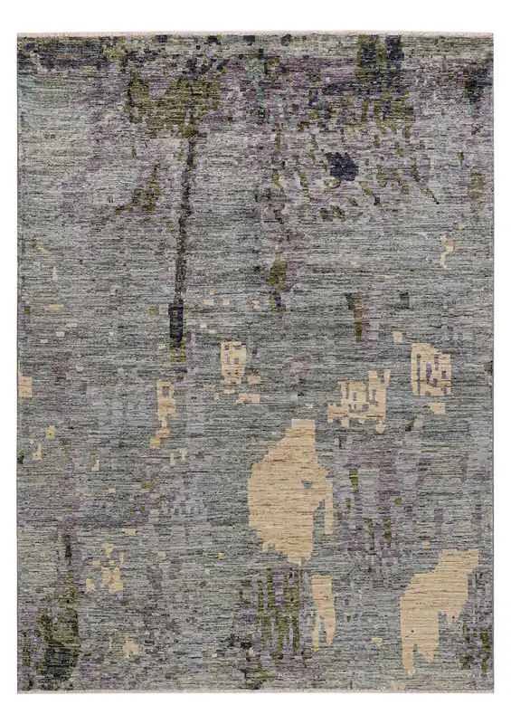 Tappeto Moderno in lana, fatto a mano, design astratto 235x171cm