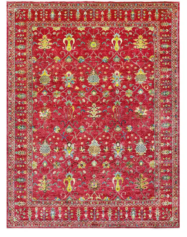 Tappeto Ziegler Decorativo floreale, fatto a mano 331x247cm