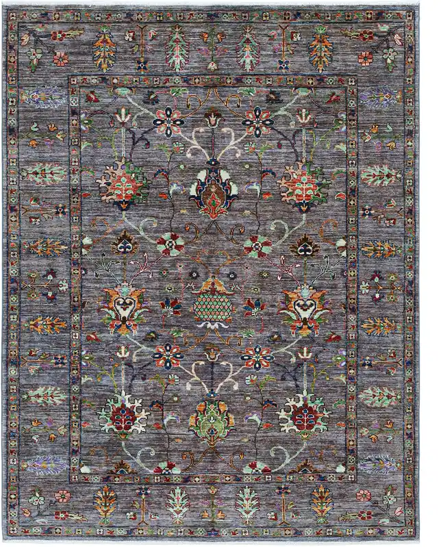 Tappeto Ziegler Decorativo floreale, fatto a mano 204x156cm