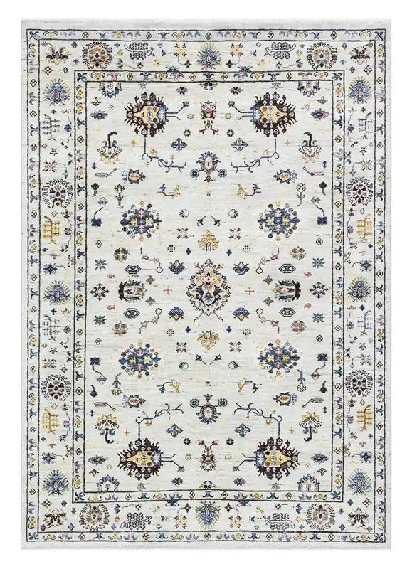 Tappeto Ziegler Decorativo floreale, fatto a mano 218x152cm