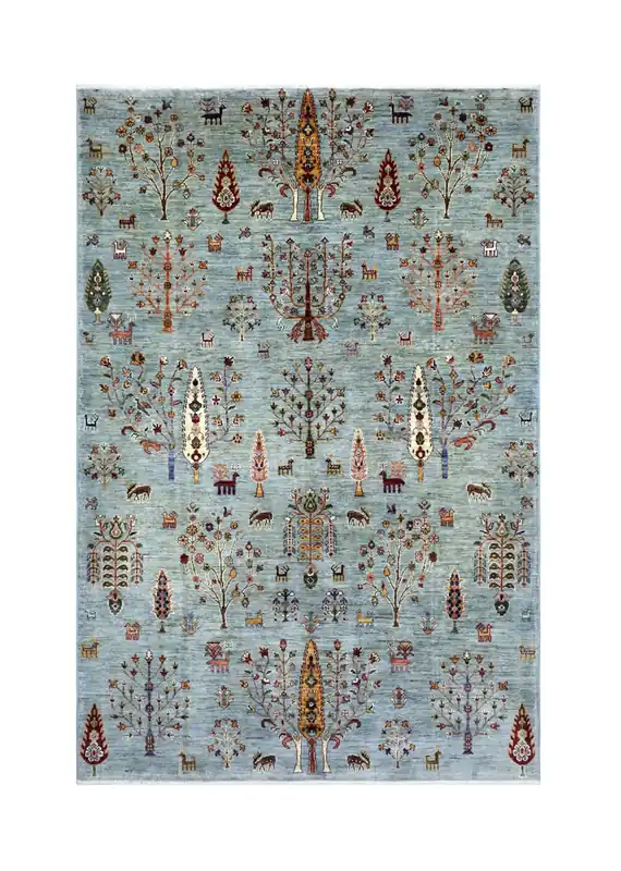 Tappeto Ziegler Decorativo floreale, fatto a mano 255x176cm