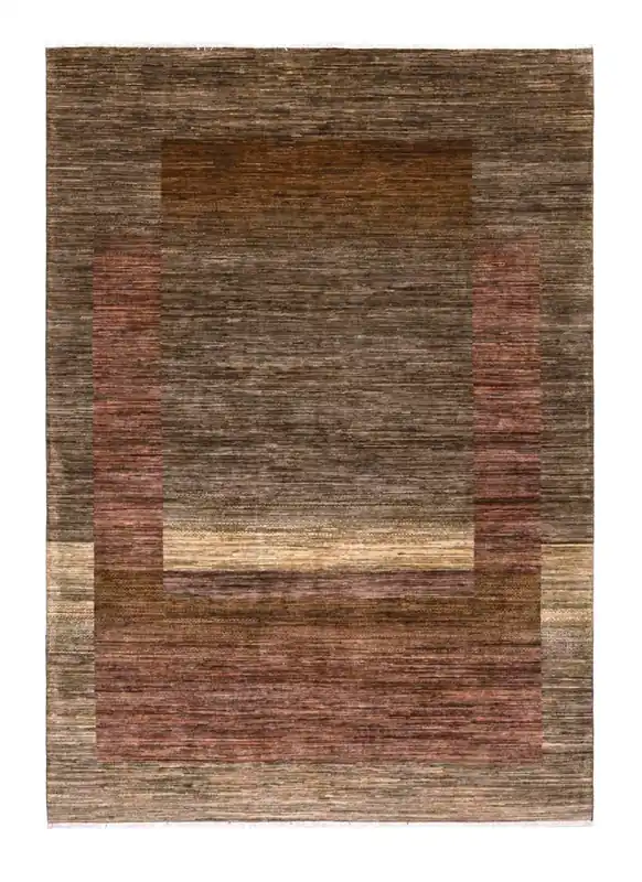 Tappeto Moderno in lana, fatto a mano, design geometrico 248x173cm