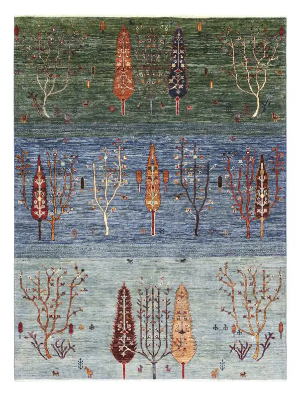 Handmade Ziegler Decorative Floral Rug, 206x154cm