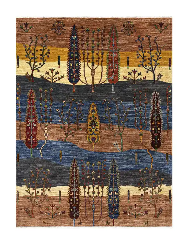 Handmade Ziegler Decorative Floral Rug, 195x148cm