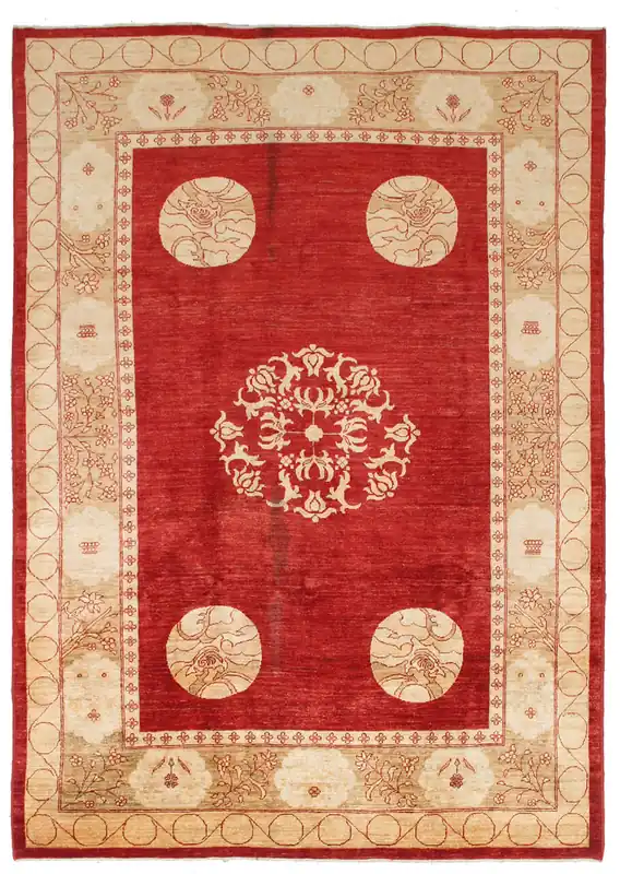 Handmade Premium Ziegler Farahan Wool Rug, 300x214cm