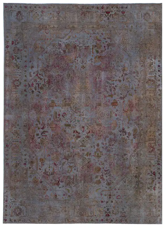 Handmade Authentic Vintage Oriental Rug, 337x241cm