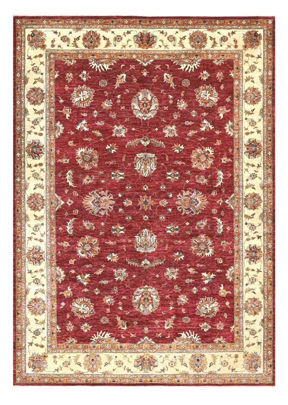 Tappeto Ziegler Farahan premium in lana, fatto a mano 378x272cm