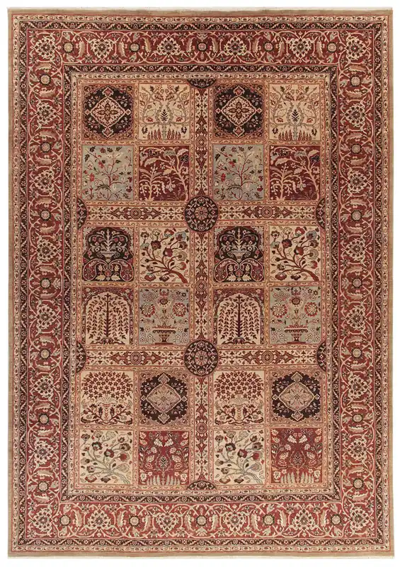 Tappeto orientale classico in lana fine, fatto a mano 280x200cm