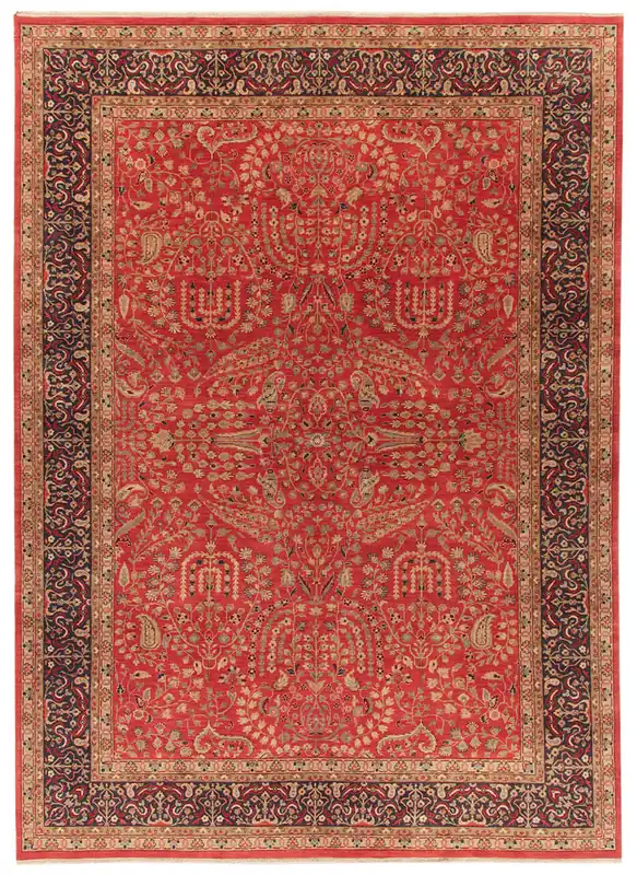 Tappeto orientale classico in lana fine, fatto a mano 280x200cm