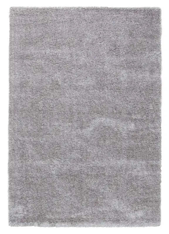Tappeto Shaggy Robert Grigio - Tinta Unita, Morbido e Resistente