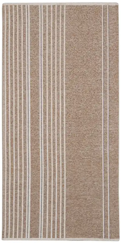 Tappeto Passatoia per la cucina Claude Beige - Antiscivolo - Design Moderno