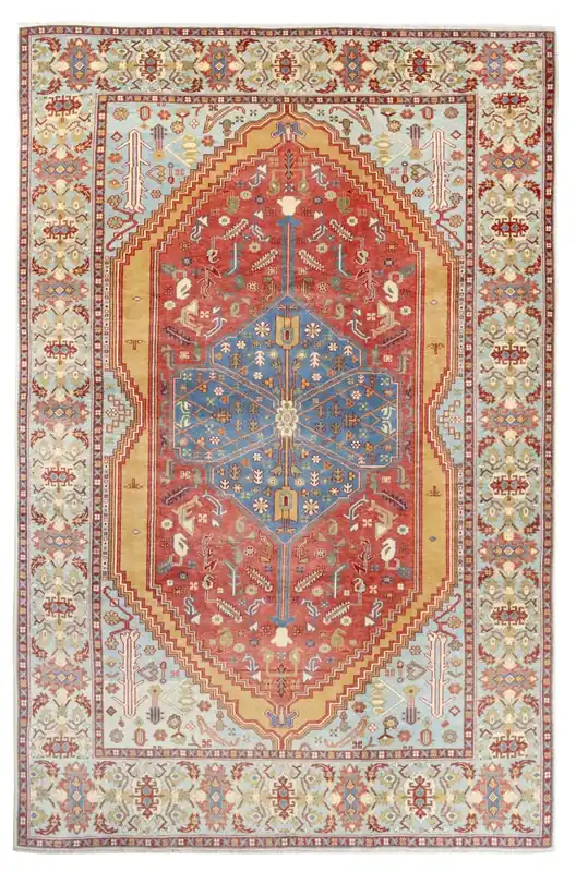 Tappeto Orientale Serapi in Lana - Fatto a mano 319x201cm