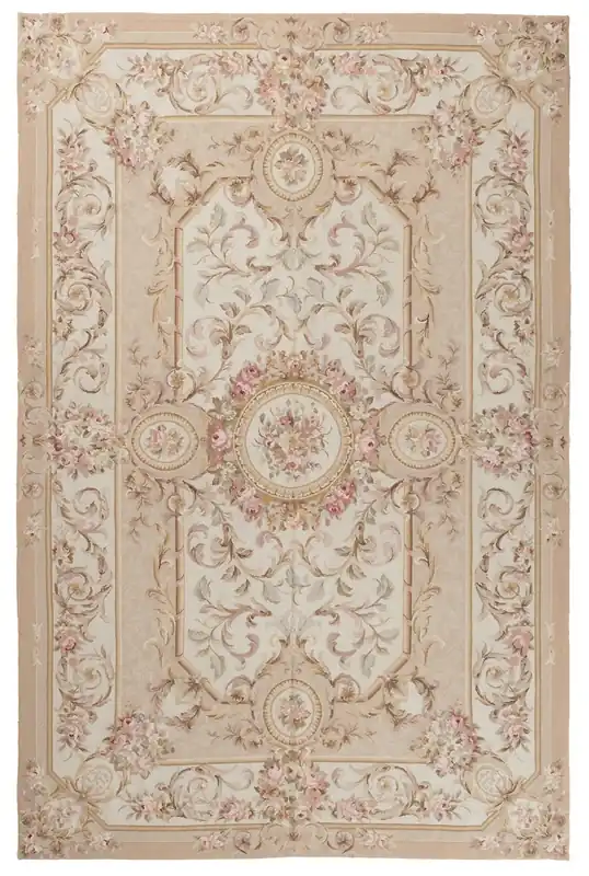 Tappeto Arazzo Aubusson - Arte tessile - Tessuto a Mano 272x182cm