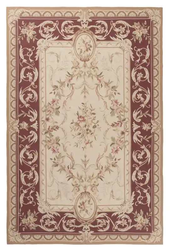 Tappeto Arazzo Aubusson - Arte tessile - Tessuto a Mano 271x176cm