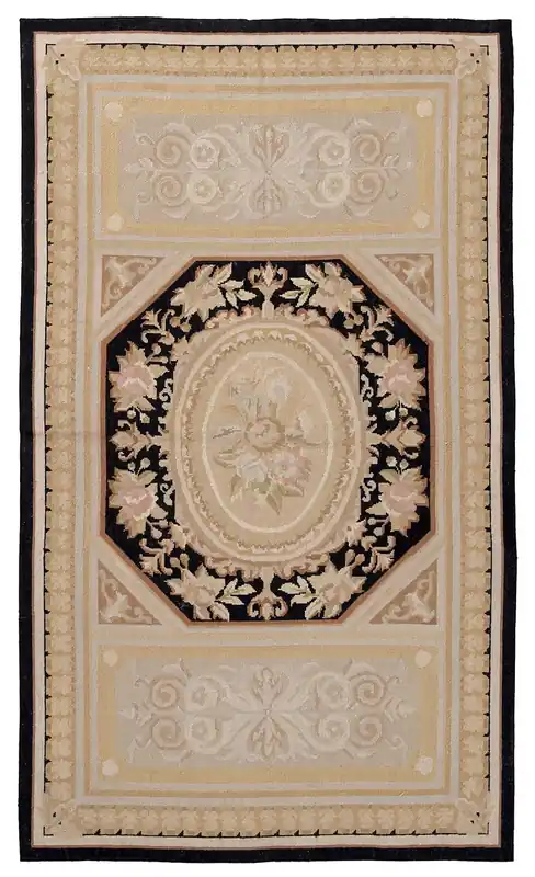 Tappeto Arazzo Aubusson - Arte tessile - Tessuto a Mano 154x92cm