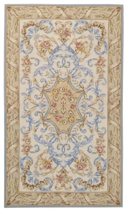 Tappeto Arazzo Aubusson - Arte tessile - Tessuto a Mano 155x90cm