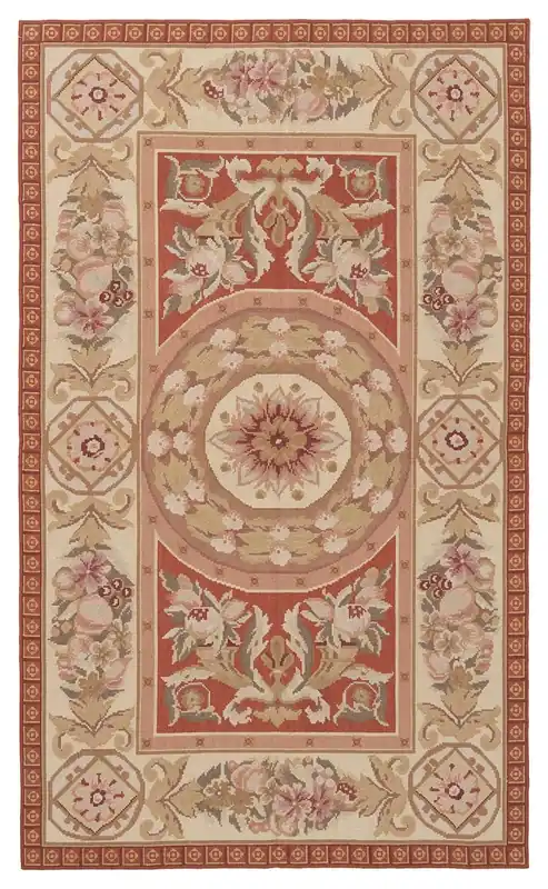 Tappeto Arazzo Aubusson - Arte tessile - Tessuto a Mano 151x90cm