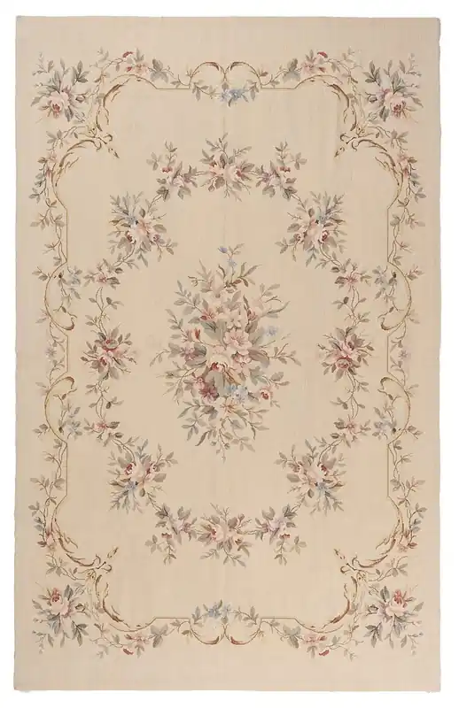 Tappeto Arazzo Aubusson - Arte tessile - Tessuto a Mano 302x242cm