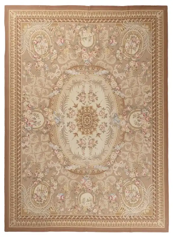Tappeto Arazzo Aubusson - Arte tessile - Tessuto a Mano 366x275cm