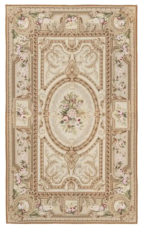 Tappeto Arazzo Aubusson - Arte tessile - Tessuto a Mano 152x91cm