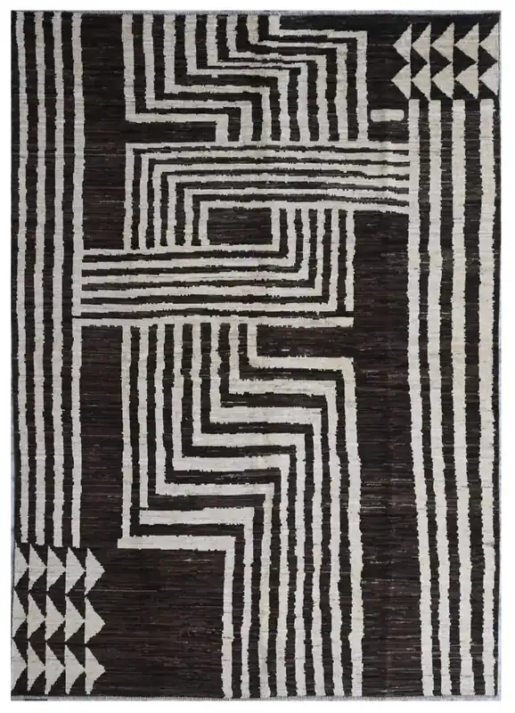 Taimany - Multicolor Tribal Wool Rug - Hand-Knotted 287x200cm