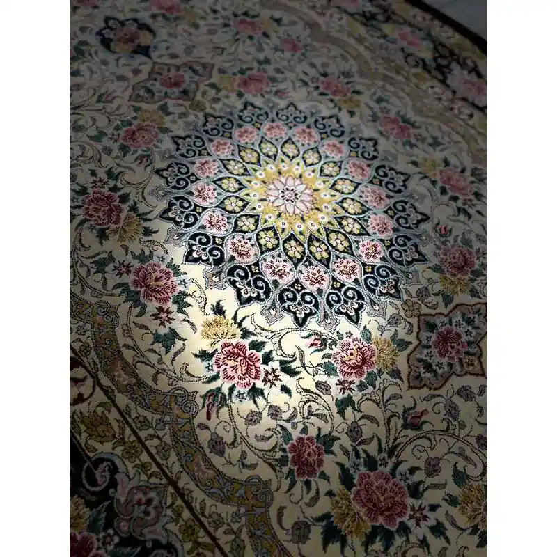 Tappeto KUM seta Pura Rose 197×127