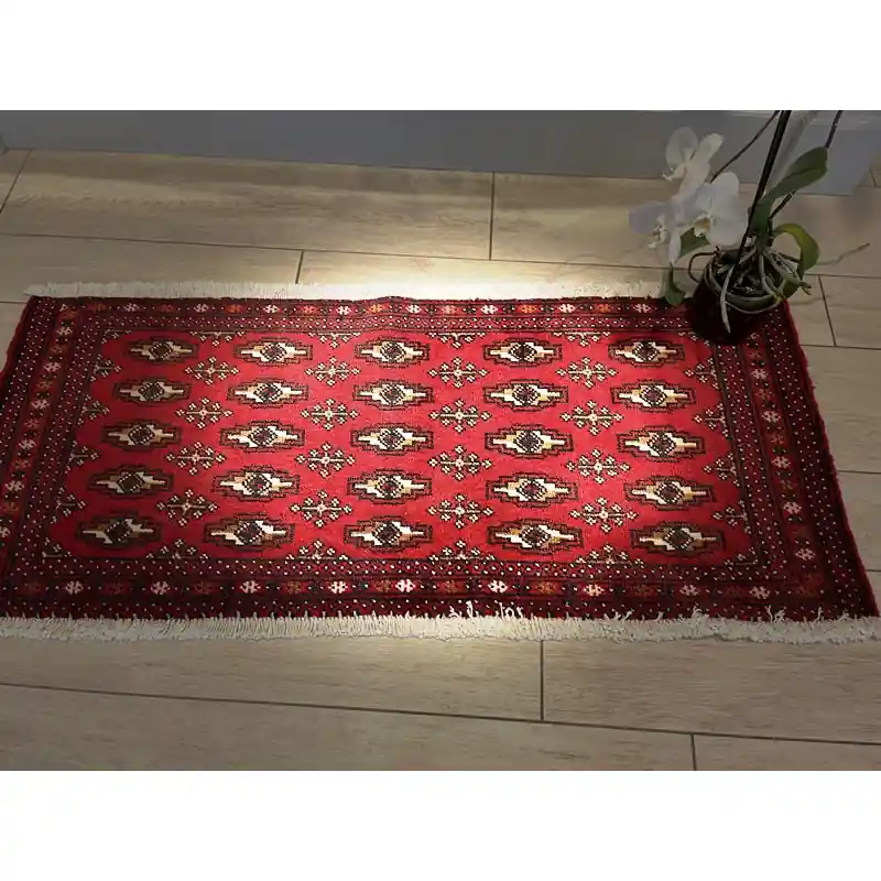 Tappeto Turkman persiano 120 x 65