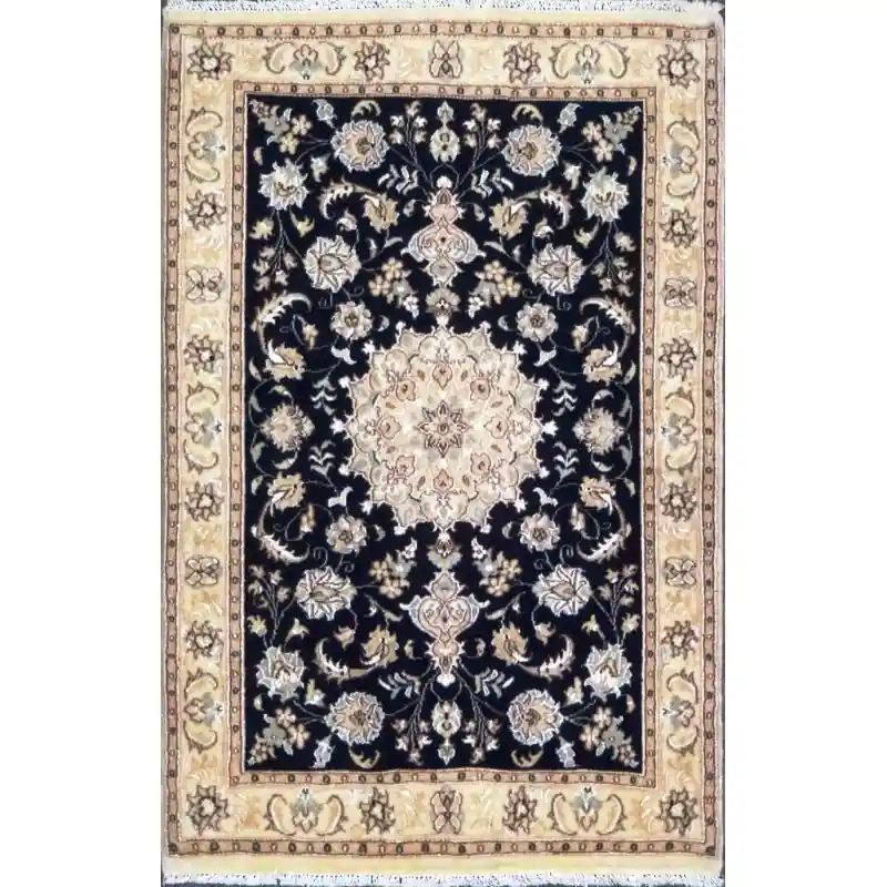 Tappeto Nain lana seta 115×75