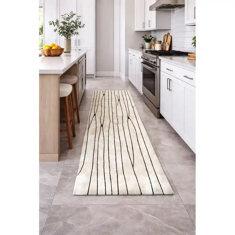 Tappeto Berbero in cotone marrone 200×80