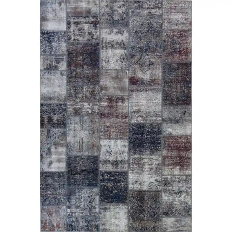 Tappeto Grigio Patchwork 307×201