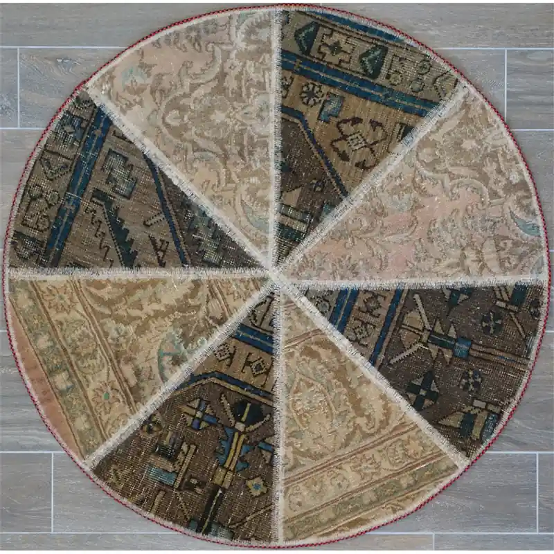 Tappeto patchwork moderno 102×102