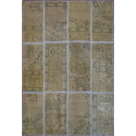 Tappeto Patchwork Nocciola in super sconto 155×103