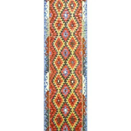 Tappeto kilim passatoia Maimana 377×76