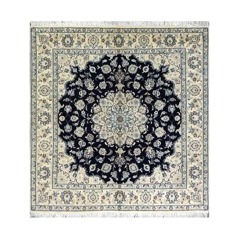 Tappeto Nain quadrato Blu 154×149