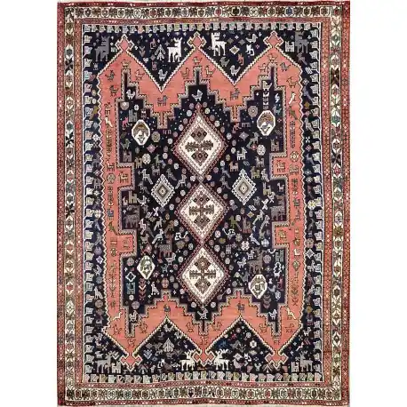 Tappeto Sirjan Rosa 200×148