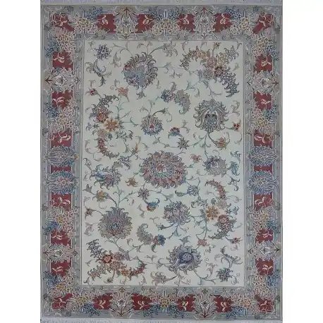 Tappeto Mashad fine lana seta 300×200