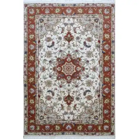Tappeto Tabriz extra fine lana seta 153×102