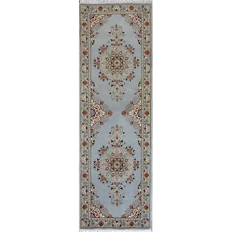 Tappeto Yazd Azzurro 250×75