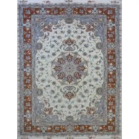 Tappeto Tabriz trama seta cm315x200