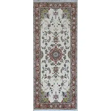 Tappeto Tabriz extra fine lana seta 200×80