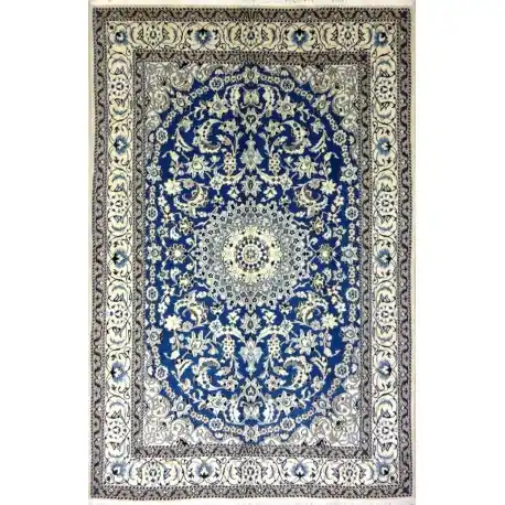 Tappeto Nain azzurro cm295x192